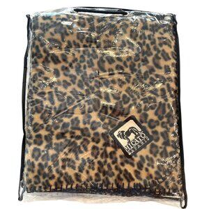 Micato Safaris African Wild Animal Leopard Print Lap Throw Blanket Cover READ
